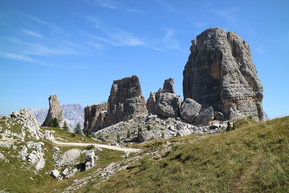 Cinque Torri von Westen