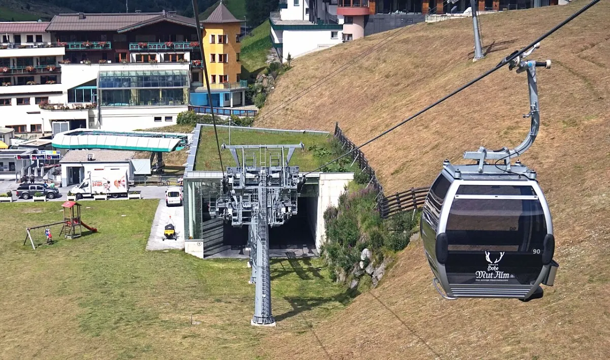 Talstation der Hohe Mut Bahn in Obergurgl
