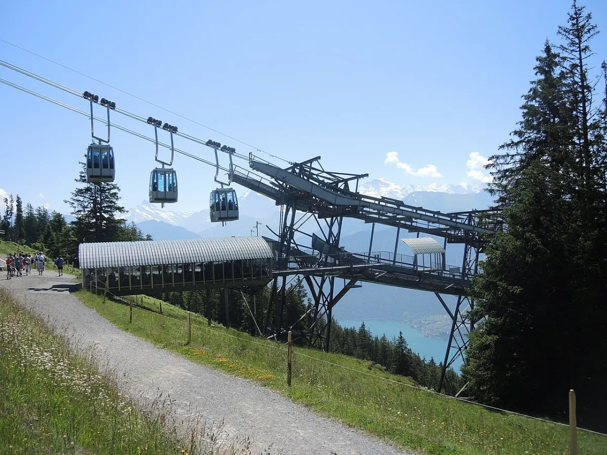 Mittelstation Vorsass der Niederhornbahn