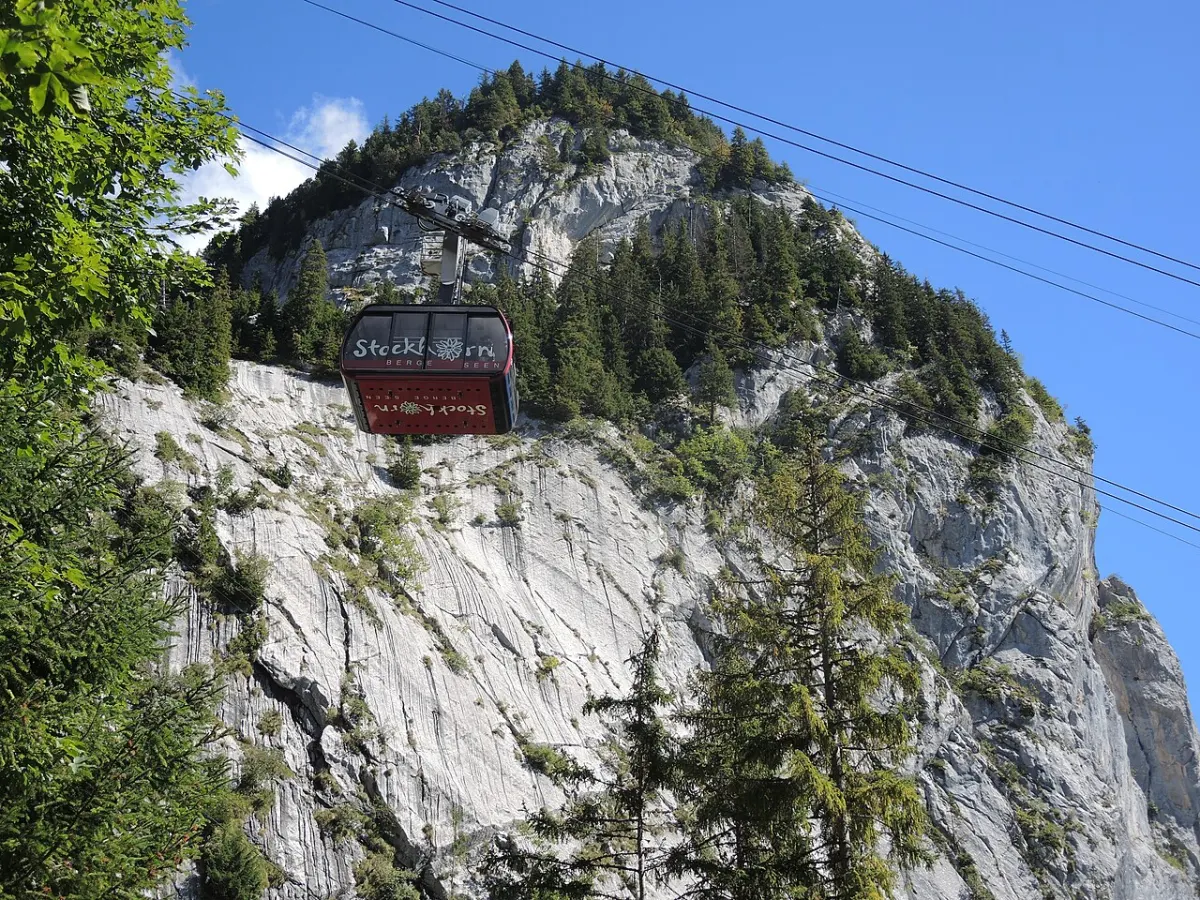 Kabine der Stockhornbahn